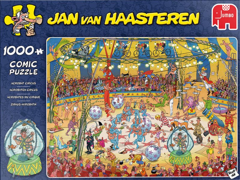 Jan van Haasteren-Acrobat Circus - 1000 Stukjes - Puzzel (Compleet) Tweedehands