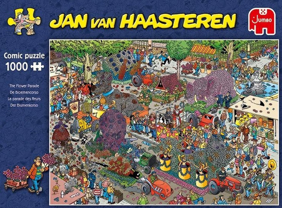 Jan van Haasteren-De Bloemencorso - 1000 Stukjes - Puzzel (Compleet) Tweedehands