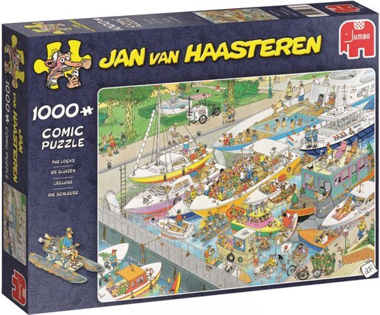 Jan van Haasteren-De Sluizen - 1000 Stukjes - Puzzel (Compleet) Tweedehands