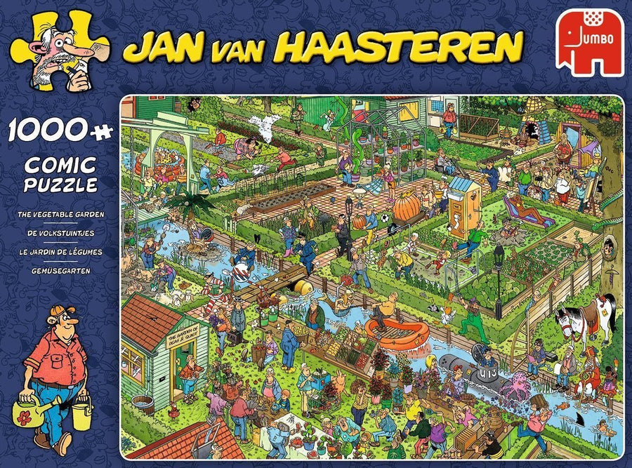 Jan van Haasteren-De Volkstuintjes - 1000 Stukjes - Puzzel (Compleet) Tweedehands