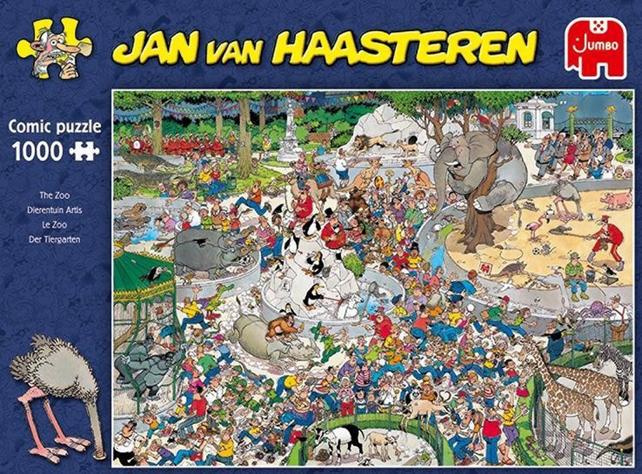 Jan van Haasteren-Dierentuin Artis - 1000 Stukjes - Puzzel (Compleet) Tweedehands