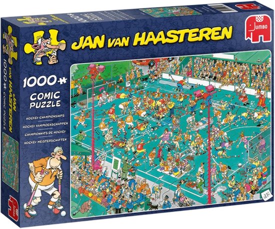 Jan van Haasteren-Hockey Kampioenschappen - 1000 Stukjes - Puzzel (Compleet) Tweedehands