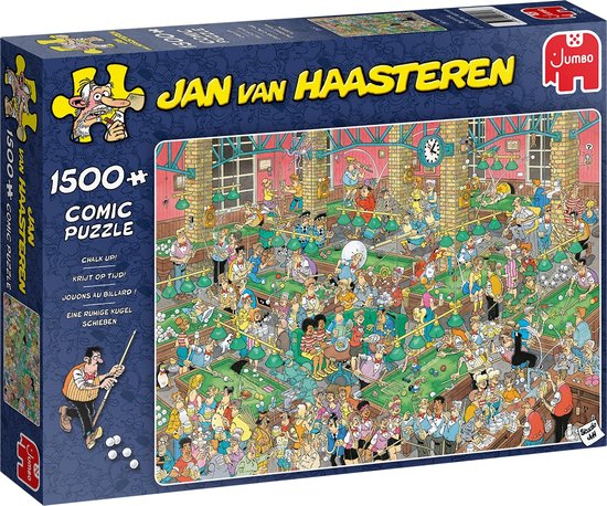 Jan van Haasteren-Krijt op Tijd! - 1500 Stukjes - Puzzel (Compleet) Tweedehands