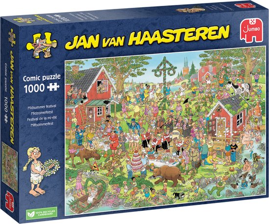 Jan van Haasteren-Midzomer Festival - 1000 Stukjes - Puzzel (Compleet) Tweedehands
