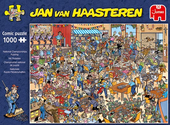 Jan van Haasteren-NK Puzzelen - 1000 Stukjes - Puzzel (Compleet) Tweedehands