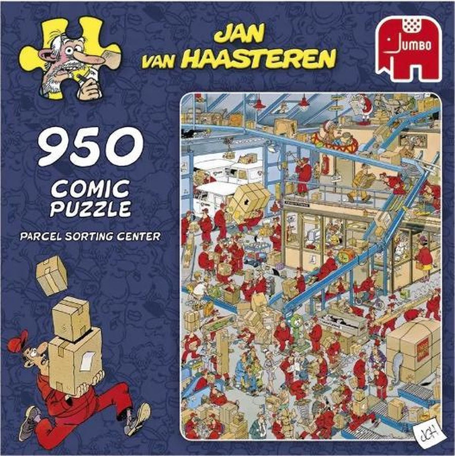 Jan van Haasteren-Parcel Sorting Center Postcentrum - 950 Stukjes - Puzzel (Compleet) Tweedehands