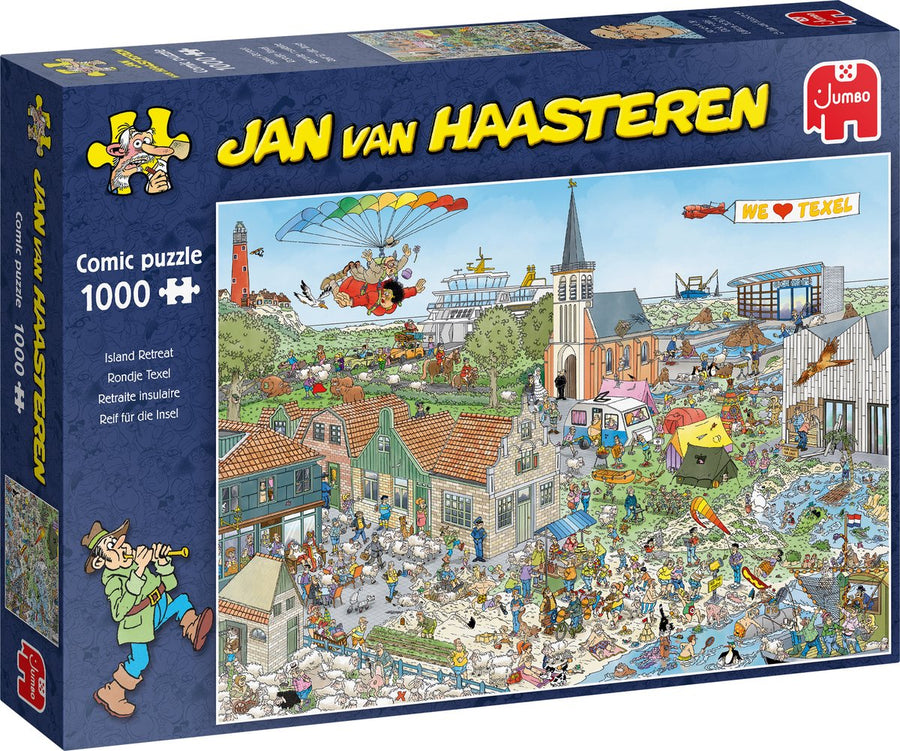 Jan van Haasteren-Rondje Texel - 1000 Stukjes - Puzzel (Compleet) Tweedehands