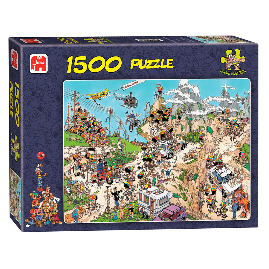 Jan van Haasteren-Tour de France - 1500 Stukjes - Puzzel (Nieuw)