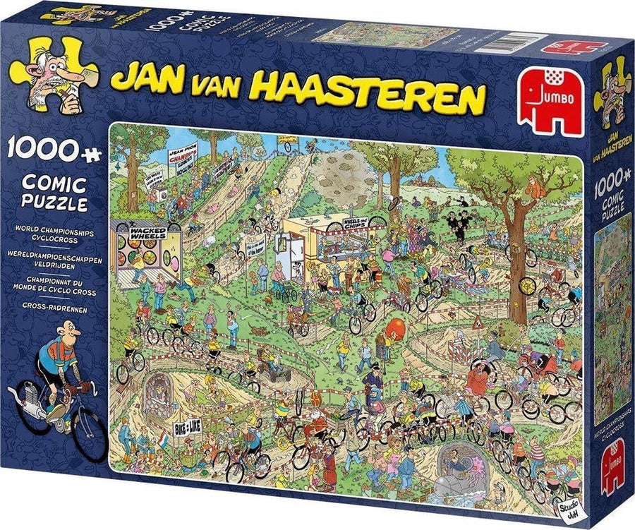 Jan van Haasteren-Wereldkampioenschappen Veldrijden - 1000 Stukjes - Puzzel (Nieuw)
