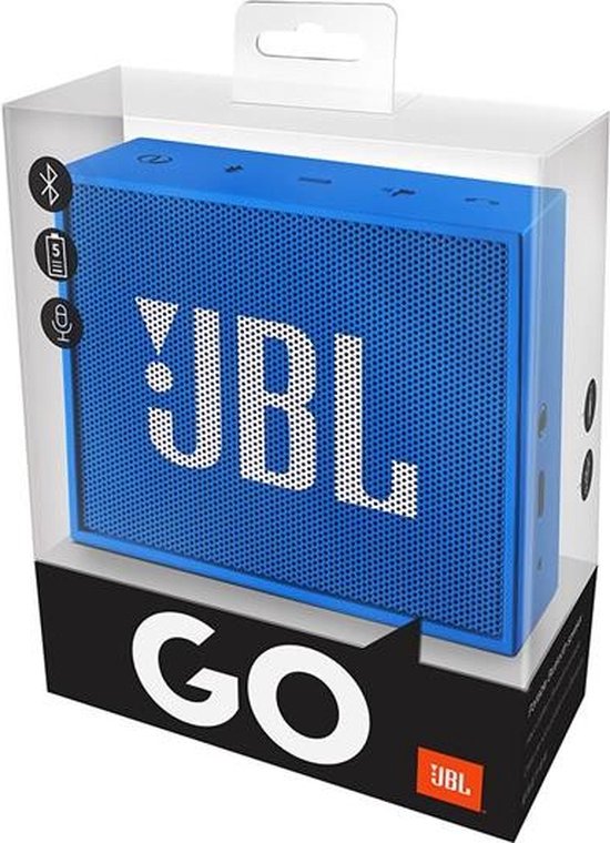 JBL-Go Mini Speaker - Blauw (Nieuw)