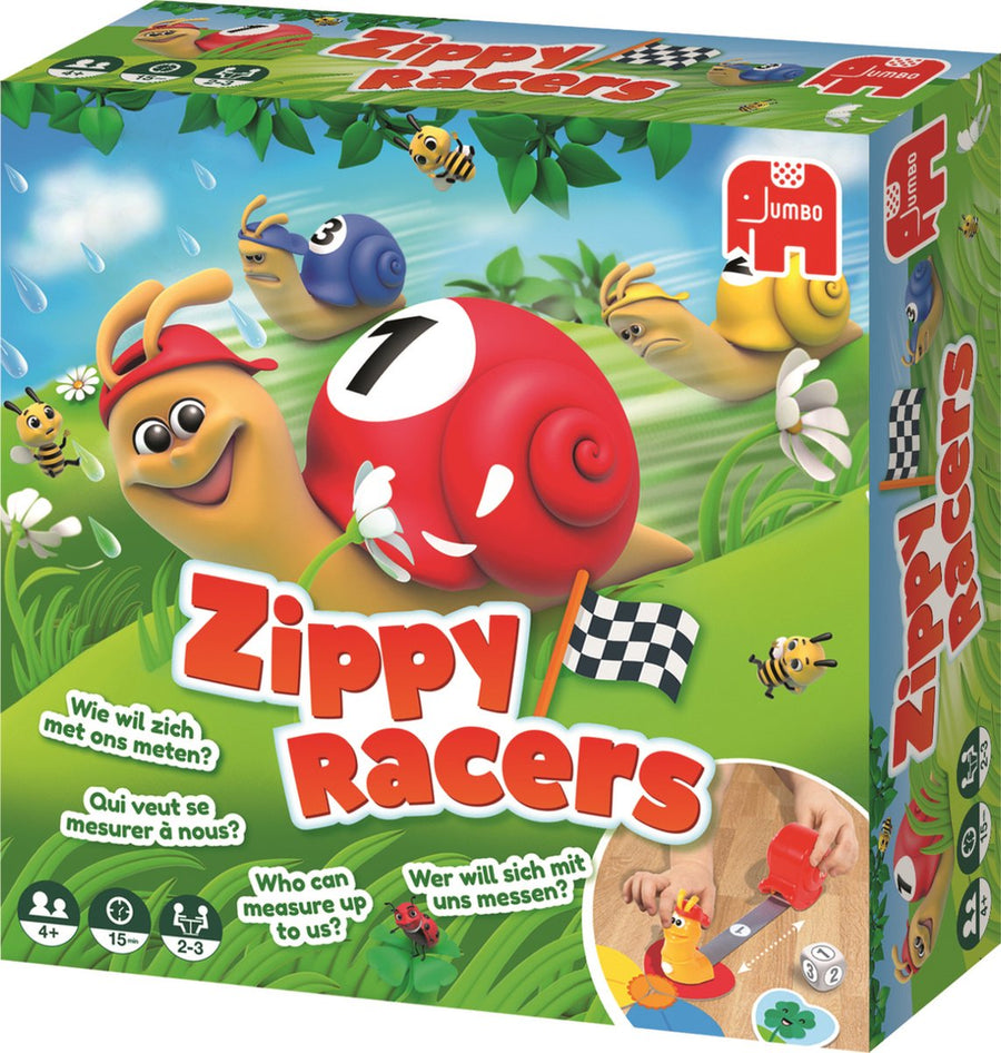 Jumbo-Zippy Racers - Zippy Slakkenspel - Kinderspel (Nieuw)