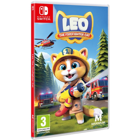 Nintendo Switch Leo: The Firefighter Cat, doos voorkant
