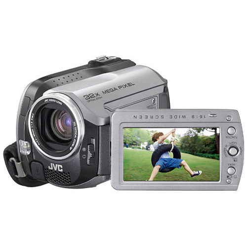 JVC-Everio GZ-MG150E Digitale Videocamera - Zilver Tweedehands