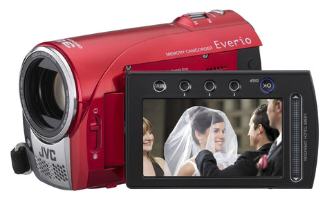 JVC-Everio GZ-MS100 Videocamera - Rood (In doos) Tweedehands