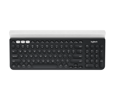 Logitech K780 Multi-Device Draadloos Toetsenbord QWERTY US - Grijs/Wit