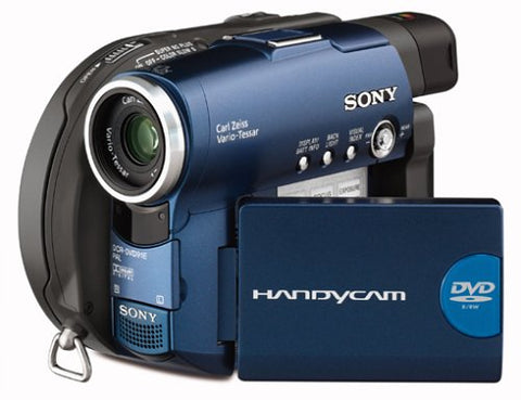 Sony-DCR-DVD91E DVD Handycam Digitale Videocamera - Blauw-tweedehands