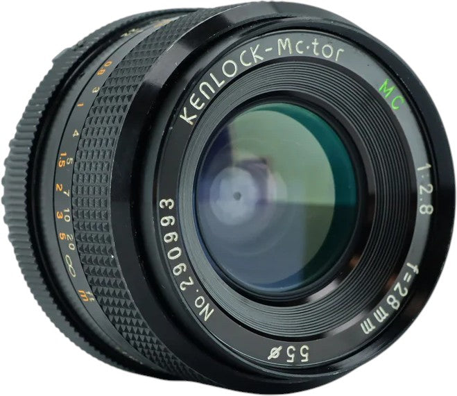 Kenlock-28mm f/2.8 MC Wide Angle Lens voor Pentax/Praktica M42-Mount (Nieuw)