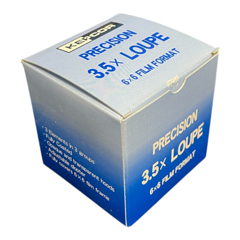 Kepcor-Precision 3.5x Loupe voor 6x6 Film Formaat (Nieuw)