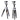 K&F Concept-KF-TM2234 4‑section Aluminium Tripod (Incl. Case) (Nieuw)
