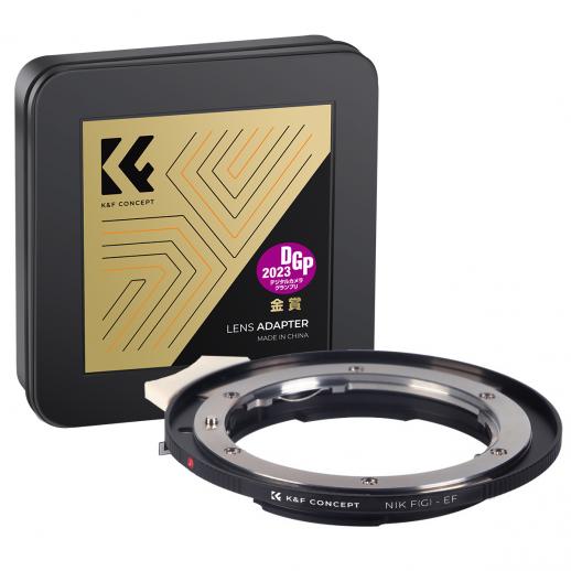 K&F Concept-Lens Adapter - Nikon G → Canon EF/EF‑S Adapter - KF06.131 (Nieuw)