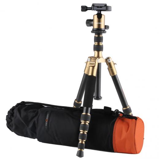 K&F Concept-TM2235 Tripod - 153 cm - Aluminium - KF09.022 (Incl. Case) (Nieuw)