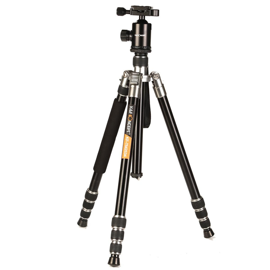K&F Concept-TM2534 Tripod - 162 cm - Carbon‑/Aluminium - KF09.007 (Incl. Case) (Nieuw)
