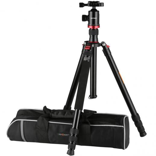 K&F Concept-Tripod - 161 cm - Aluminium - KF09.031 (Incl. Case) (Nieuw)