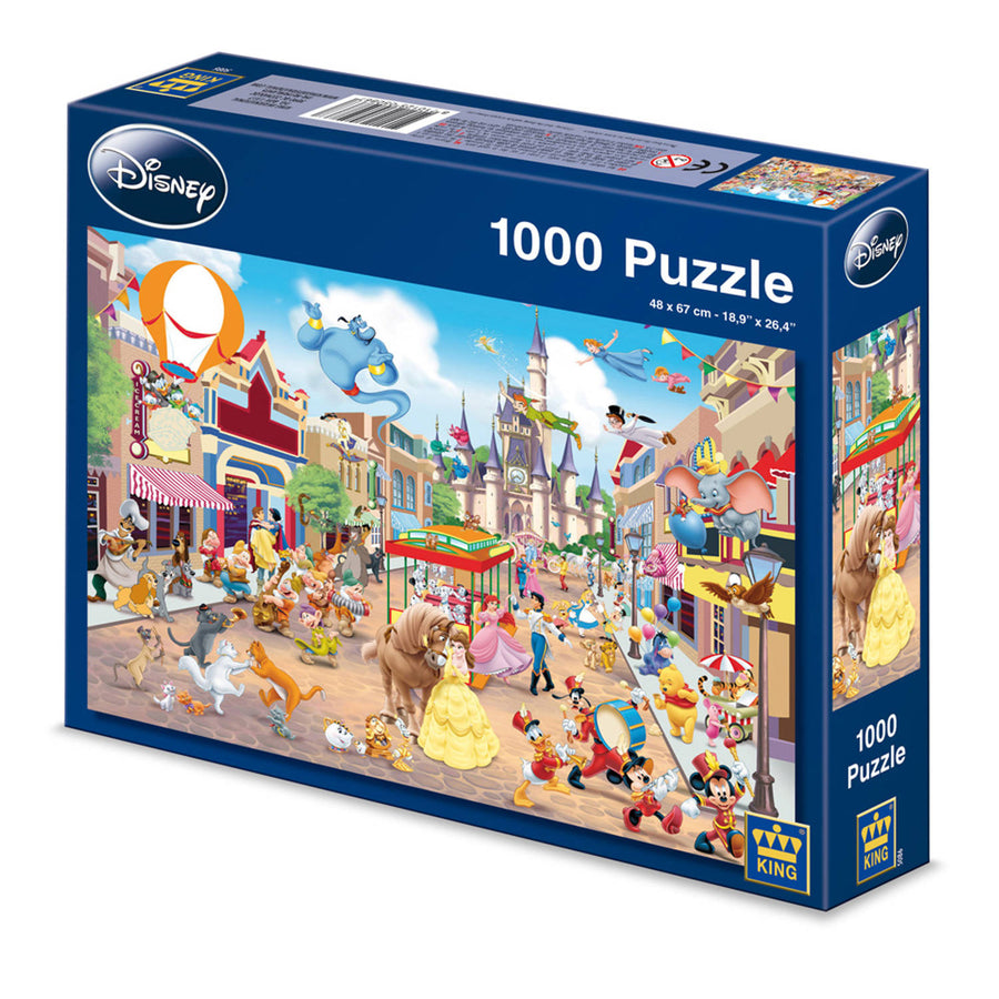 King-Puzzel Disneyland - 1000 Stukjes - Puzzel (Nieuw)