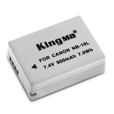KingMa-Accu voor Canon NB-10L - 950mAh (Nieuw)