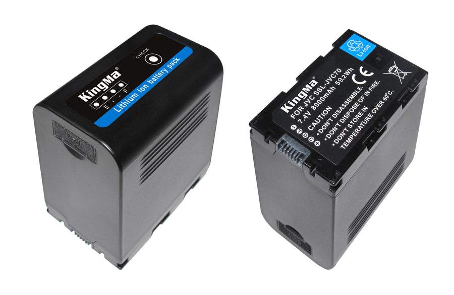 KingMa-Accu voor JVC SSL-JVC70 - 7800mAh (Nieuw)