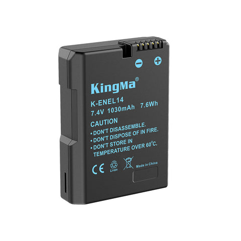KingMa-Accu voor Nikon EN-EL14a - 1030mAh (Nieuw)