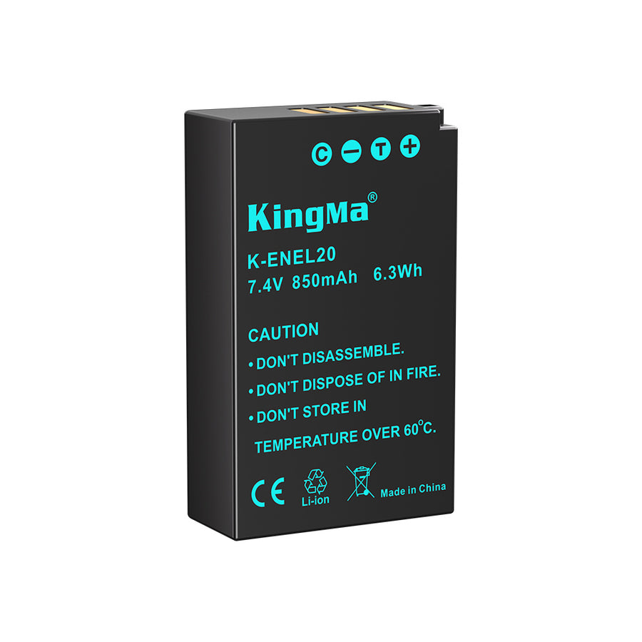 KingMa-Accu voor Nikon EN-EL20 - 850mAh (Nieuw)