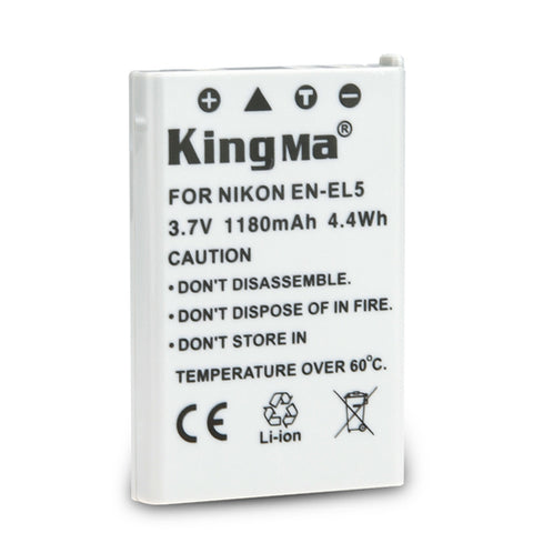 KingMa-Accu voor Nikon EN-EL5 - 1180mAh (Nieuw)