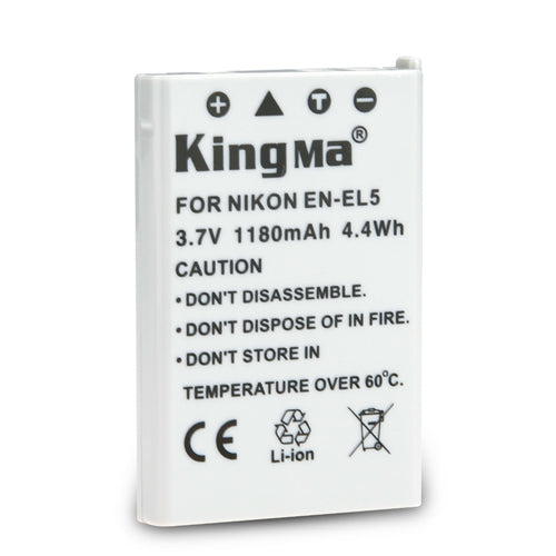 KingMa-Accu voor Nikon EN-EL5 - 1180mAh (Nieuw)