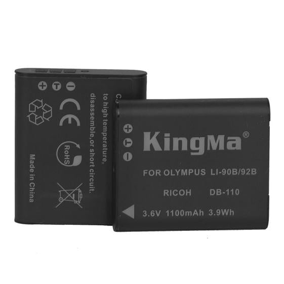 KingMa-Accu voor Olympus LI-92B - 1100mAh (Nieuw)