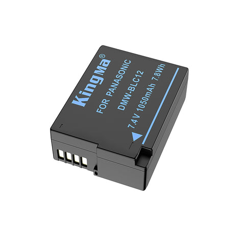 KingMa-Accu voor Panasonic DMW-BLC12 - 1050mAh (Nieuw)