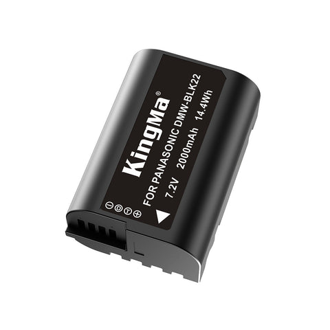 KingMa-Accu voor Panasonic DMW-BLK22 - 2000mAh (Nieuw)