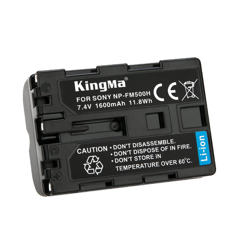 KingMa-Accu voor Sony NP-FM500H - 1600mAh (Nieuw)