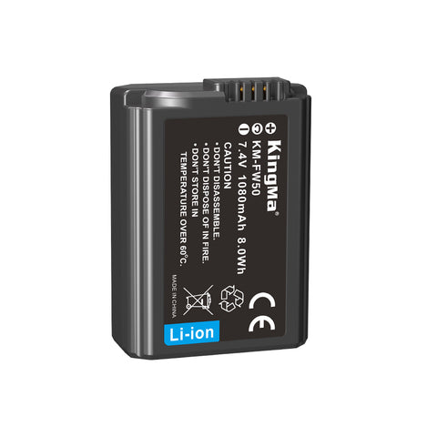 KingMa-Accu voor Sony NP-FW50 - 1080mAh (Nieuw)
