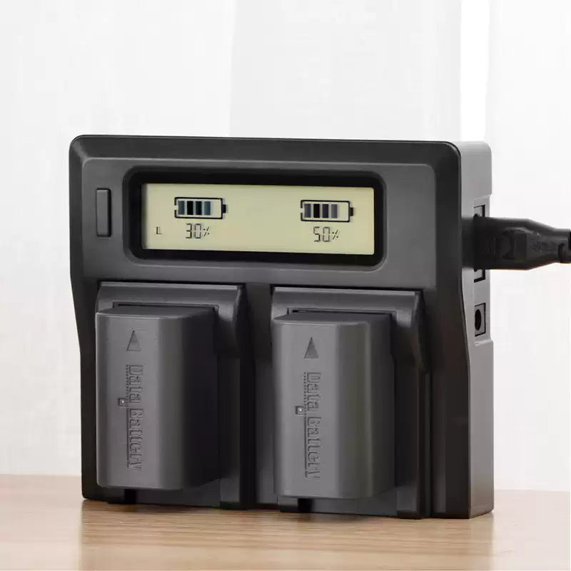 KingMa-DC-LCD Duo-lader voor JVC BN-VF808 (Nieuw)