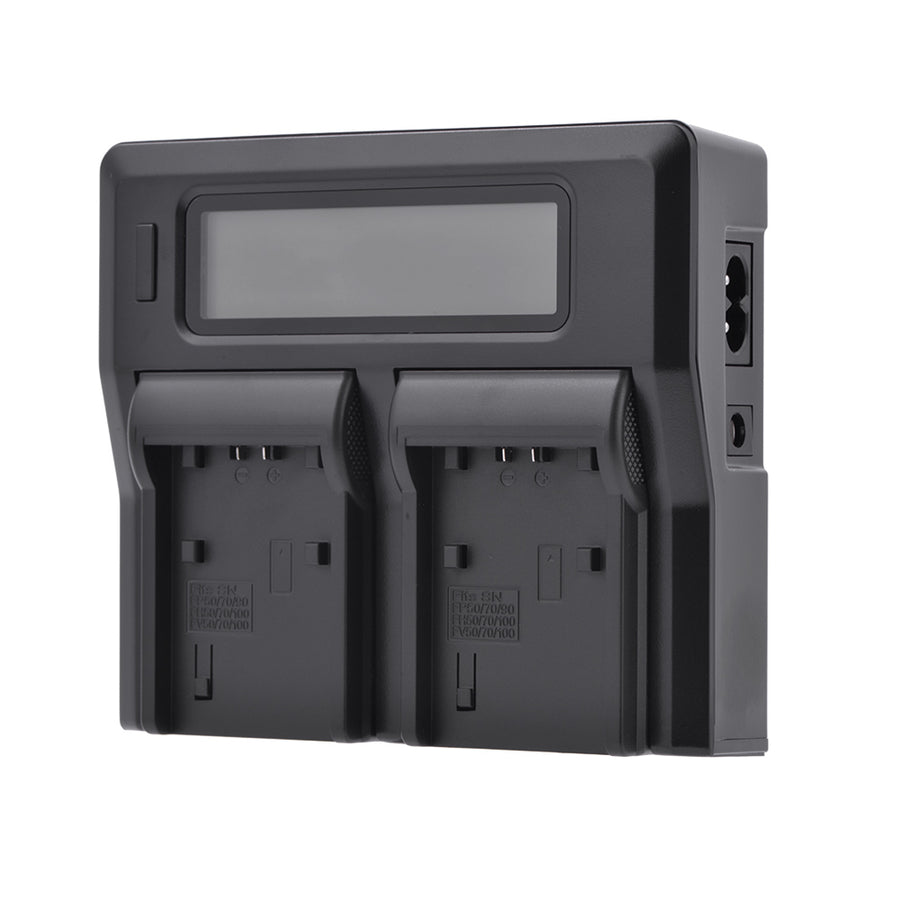KingMa-DC-LCD Duo-lader voor Sony NP-FV100/FP90 (Nieuw)