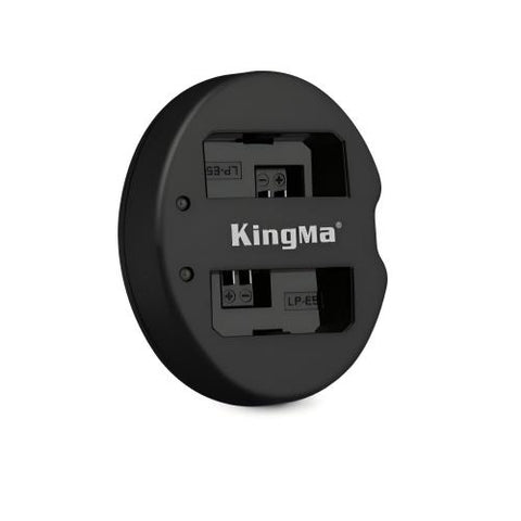 KingMa-Dubbele USB-lader voor Canon LP-E5 (Nieuw)