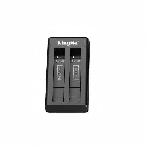 KingMa-Dubbele USB-lader voor Insta360 X4 (Nieuw)