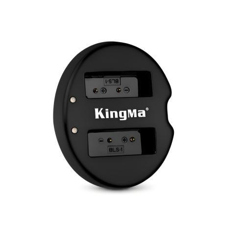KingMa-Dubbele USB-lader voor Olympus BLS-5 (Nieuw)