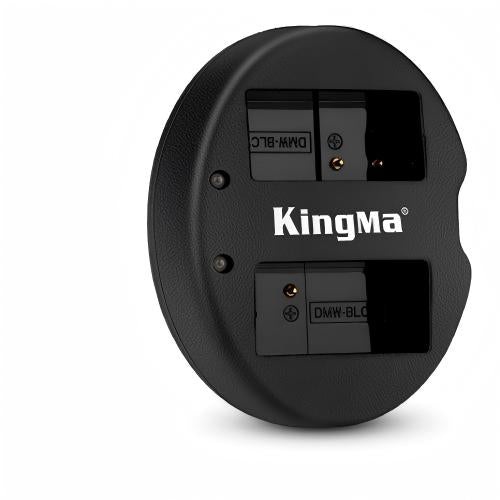 KingMa-Dubbele USB-lader voor Panasonic DMW-BLC12 (Nieuw)