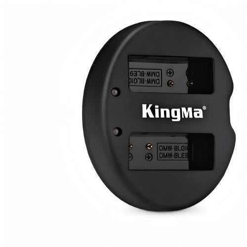 KingMa-Dubbele USB-lader voor Panasonic DMW-BLG10 (Nieuw)