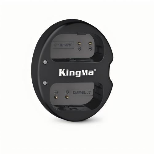 KingMa-Dubbele USB-lader voor Panasonic DMW-BLJ31 (Nieuw)