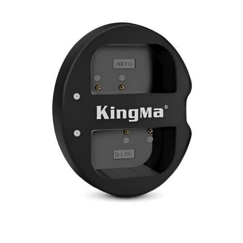KingMa-Dubbele USB-lader voor Pentax D-LI90 (Nieuw)