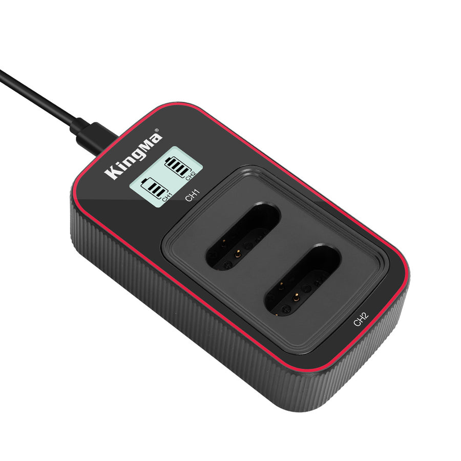KingMa-LCD Dual USB-lader voor Sony NP-BX1 (Nieuw)