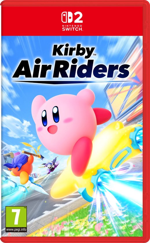 Nintendo Switch 2 Kirby Air Riders, doos voorkant, tweedehands